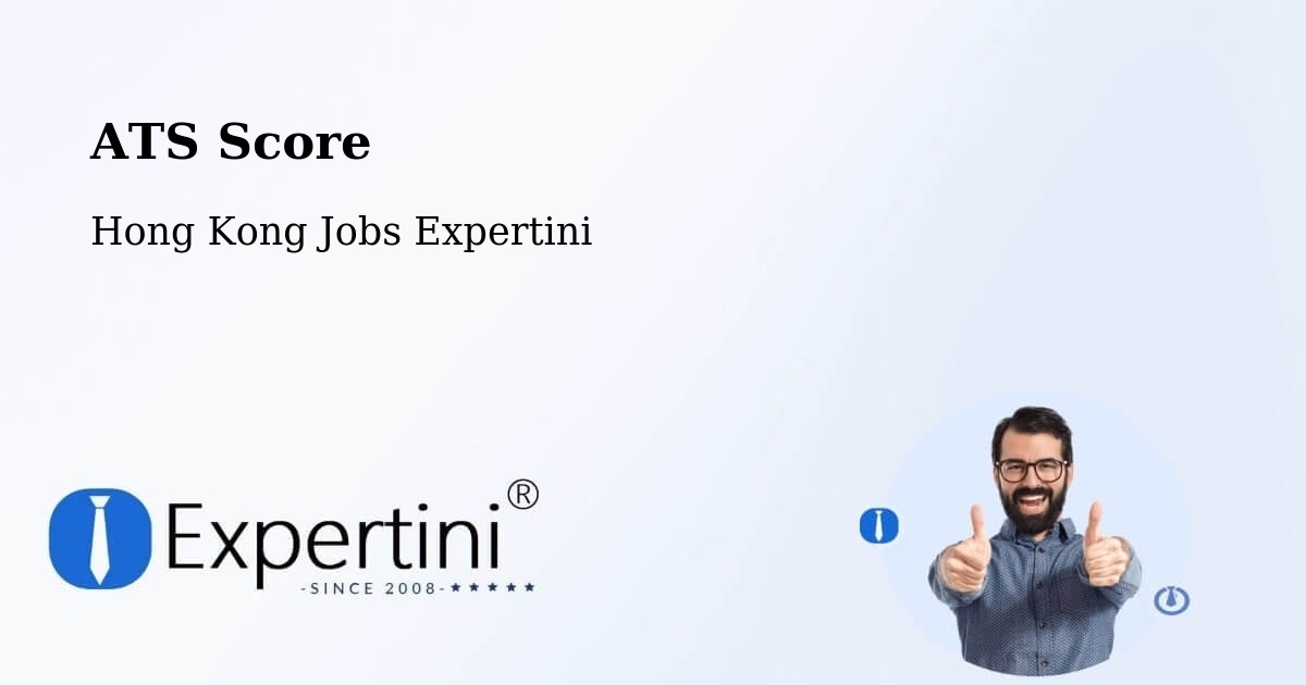 ATS Score - Hong Kong Jobs Expertini